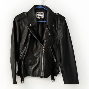 Walter Baker Women’s XL Lamb Leather Moto Jacket